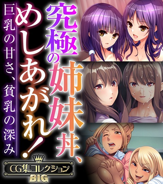 単行本-【究極の姉妹丼、めしあがれ！〜巨乳の甘さ、貧乳の深み〜【CG集コレクションBIG】】大人のSEXY絵本