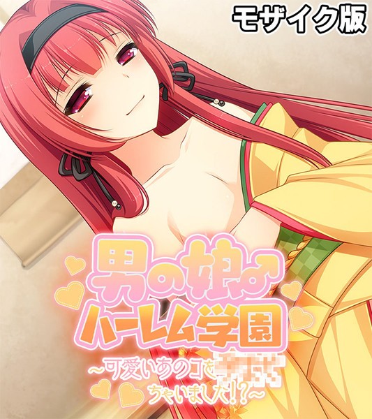 フルカラー-【男の娘♂ハーレム学園 モザイク版 〜可愛いあのコを×××ちゃいました！？〜】大人のSEXY絵本